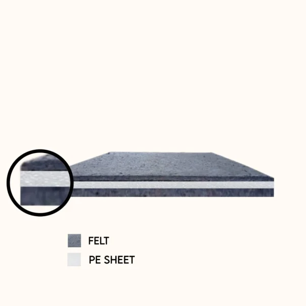 Felt mid orthopedic mattress - Swan 2